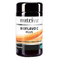 Produktbild von NUTRIVA BIOFLAVO C mit Calciumascorbat, 60 Tabletten, vegan, zuckerfrei und glutenfrei