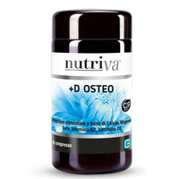 Produktbild von NUTRIVA +D OSTEO Citrat Tabletten vegan zuckerfrei glutenfrei 60 Stück