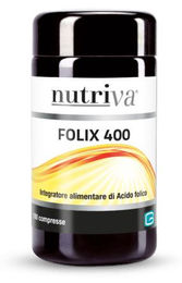 NUTRIVA FOLIX 400 Folsäure Tabletten vegan glutenfrei 100 Stück – Bild 1 von 1