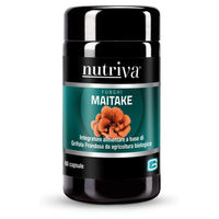 Produktbild von NUTRIVA Maitake Bio Kapseln vegan vegetarisch 60 Stück