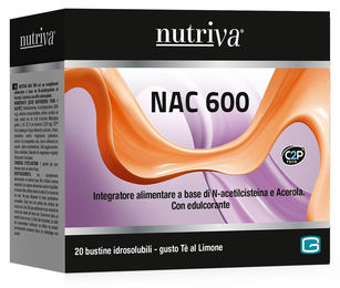 NUTRIVA NAC 600 Pulver mit Acerola und Hagebutte 20 Beutel – Bild 1 von 1