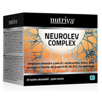 Produktbild von NUTRIVA NEUROLEV COMPLEX B-Komplex Sticks vegan glutenfrei laktosefrei 30 Beutel