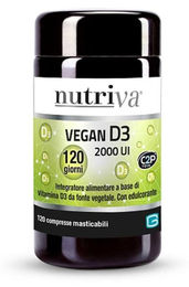 Nutriva Vitamin D3 Tabletten vegan 120 Stück – Bild 1 von 1
