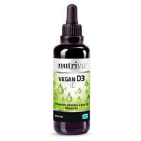 Produktbild von Nutriva Vitamin D3 Tropfen vegan für Erwachsene und Kinder 30 ml