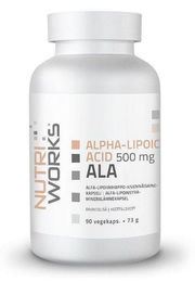 NutriWorks Alpha-Liponsäure 500 mg Kapseln ohne Zusatzstoffe – Bild 1 von 1