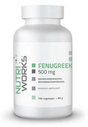 NutriWorks Bockshornklee 500 mg Kapseln ohne Zusatzstoffe – Bild 1 von 1