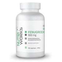 Produktbild von NutriWorks Bockshornklee 500 mg Kapseln ohne Zusatzstoffe