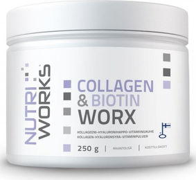 NutriWorks Collagen & Biotin Pulver 30 Portionen – Bild 1 von 1