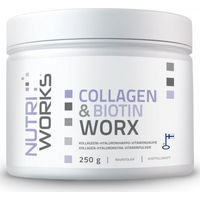 Produktbild von NutriWorks Collagen & Biotin Pulver 30 Portionen