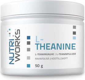 Nutriworks L-Theanin Aminosäure Pulver 50 g ohne Zusatzstoffe – Bild 1 von 1