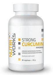 NutriWorks Strong Curcumin mit Piperin Kapseln ohne Zusatzstoffe – Bild 1 von 1