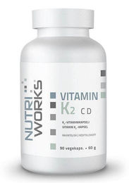 NutriWorks Vitamin K2, C und D Kapseln ohne Zusatzstoffe – Bild 1 von 1