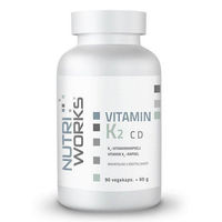Produktbild von NutriWorks Vitamin K2, C und D Kapseln ohne Zusatzstoffe