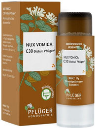Nux vomica C30 Globuli Pflüger glutenfrei laktosefrei alkoholfrei – Bild 1 von 2