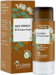 Nux vomica D12 Globuli Pflüger glutenfrei laktosefrei alkoholfrei – Bild 1 von 2