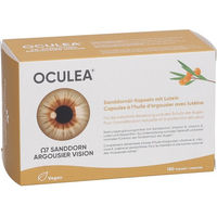 Produktbild von OCULEA Argousier Vision Sanddornöl Kapseln von Pharma Medica AG vegan 180 Stück