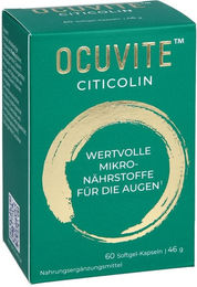 Ocuvite Citicolin Vitamin-Kombination Kapseln 60 Stück laktosefrei und glutenfrei für Erwachsene und Senioren – Bild 1 von 5