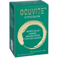 Produktbild von Ocuvite Citicolin Vitamin-Kombination Kapseln 60 Stück laktosefrei und glutenfrei für Erwachsene und Senioren