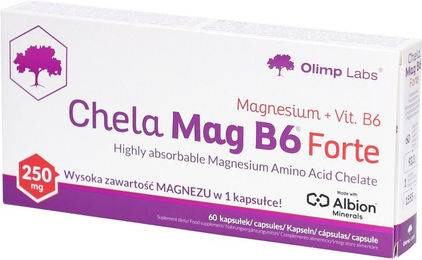 Olimp Chela.Mag B6 Forte Magnesium Bisglycinat Kapseln – Bild 1 von 1
