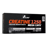 Produktbild von Olimp Creatine Mega Caps 1250 Creatinmonohydrat Kapseln vegetarisch 120 Stück