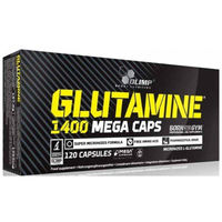 Produktbild von Olimp Glutamine 1400 Mega Caps L-Glutamin Kapseln 120 Stück