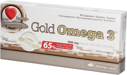 Olimp Gold Omega 3 Kapseln für Erwachsene und Sportler – Bild 1 von 2