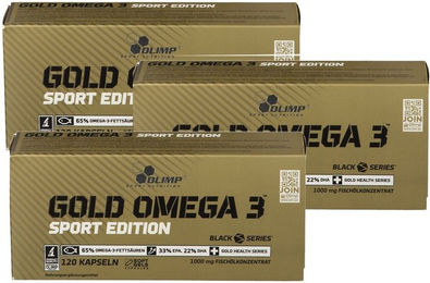 Olimp Gold Omega 3 Sport Edition Kapseln für Sportler 360 Stück – Bild 1 von 1