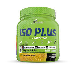 Olimp Iso Plus + L-Carnitine Isotonisches Sportgetränk mit L-Carnitin Pulver Orange 700 g – Bild 1 von 1