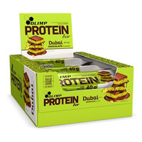 Produktbild von Olimp Proteinriegel Dubai Style Chocolate Pistazie Schoko 25 x 40g ohne Zusatzstoffe