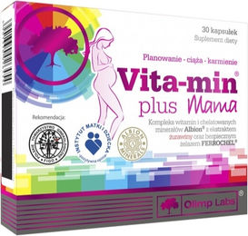 Olimp Vita-Min Plus Mama Kapseln für Schwangere und Stillende 30 Stück – Bild 1 von 3