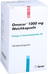 Omacor Aaragon Pharma Omega-3 Weichkapseln 1000 mg 100 Stück – Bild 1 von 1