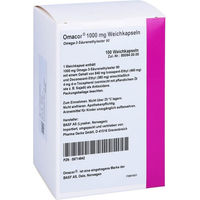 Produktbild von Omacor Omega-3 Weichkapseln 1000 mg 100 Stück