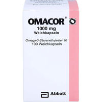 Produktbild von Omacor Originalis B.V. Omega-3 Weichkapseln 1000 mg 100 Stück