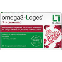 Produktbild von Omega3-Loges plus Kapseln mit Astaxanthin 60 Stück
