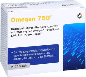 Omegan 750 Intercell-Pharma Kapseln 120 Stück – Bild 1 von 2