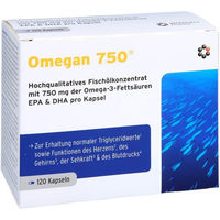 Produktbild von Omegan 750 Intercell-Pharma Kapseln 120 Stück
