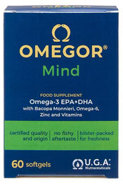 Omegor Mind Omega-3 Weichkapseln 60 Stück – Bild 1 von 1