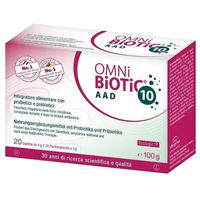 Produktbild von OMNi-BiOTiC 10 AAD KIDS Probiotikum Pulver für Kinder glutenfrei und laktosefrei 20 Beutel à 25 g