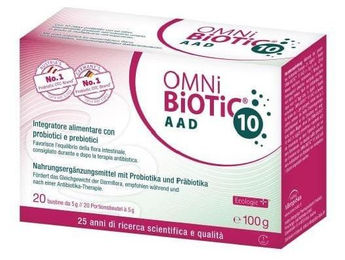 OMNi-BiOTiC 10 AAD Pulver glutenfrei laktosefrei hefefrei 20 Beutel à 5 g – Bild 1 von 1