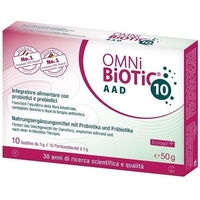 Produktbild von OMNi-BiOTiC 10 AAD Sticks, 10 Beutel à 5 g, vegan, glutenfrei, laktosefrei und hefefrei, für Schwangere und Stillende
