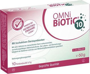 OMNi BiOTiC 10 Pulver 50 g vegan laktosefrei glutenfrei für Kinder – Bild 1 von 2