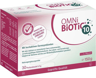 OMNi BiOTiC 10 Pulver vegan glutenfrei laktosefrei 150 g für Kinder – Bild 1 von 2