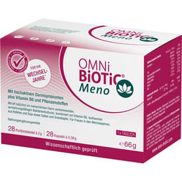 Omni Biotic Meno Probiotikum für Frauen 28 Sticks und 28 Kapseln – Bild 1 von 2