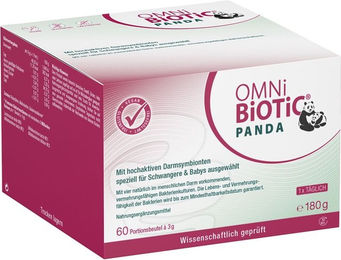 OMNi-BiOTiC Panda Pulver für Schwangere, Stillende und Säuglinge, vegan, glutenfrei, hefefrei und laktosefrei, 60 Portionen – Bild 1 von 7