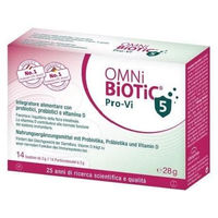 Produktbild von OMNi-BiOTiC PRO VI 5 Probiotikum Sticks glutenfrei und laktosefrei 14 Beutel à 2 Gramm