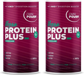 OMNI POWER PROTEIN PLUS Mehrkomponenten Protein Pulver vegan vegetarisch 900g – Bild 1 von 2