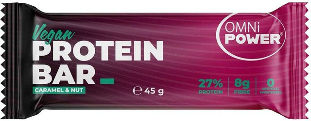 OMNi-Power Proteinriegel Karamell & Nuss vegan glutenfrei – Bild 1 von 2