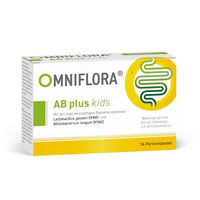 Produktbild von Omniflora AB plus kids Probiotika Sticks glutenfrei für Kinder ab 1 Jahr 740 Mio. KBE