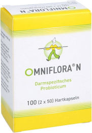 Omniflora N Probiotika Kapseln von Heilpflanzenwohl GmbH ohne Zusatzstoffe für Erwachsene und Kinder 100 Stück – Bild 1 von 2