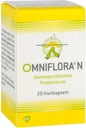 Omniflora N Probiotika Kapseln von Heilpflanzenwohl GmbH ohne Zusatzstoffe für Erwachsene und Kinder 20 Stück – Bild 1 von 2